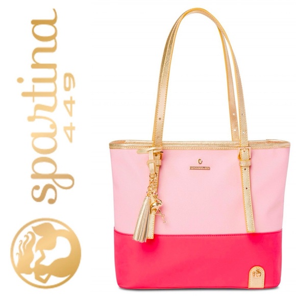Spartina 449 Handbags - { Spartina 449 } : Flamingo Retreat Medium Tote in Floral Coral